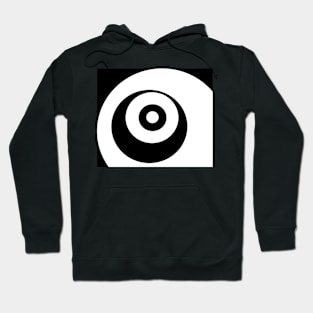 Abstract pattern - black and white. Hoodie